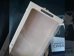 Cajas rígidas blancas personalizables para envases electrónicos