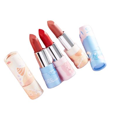 calidad  Twist Up Cosmetic Paperboard Lip Balm Tubes Reusable Biodegradable fábrica